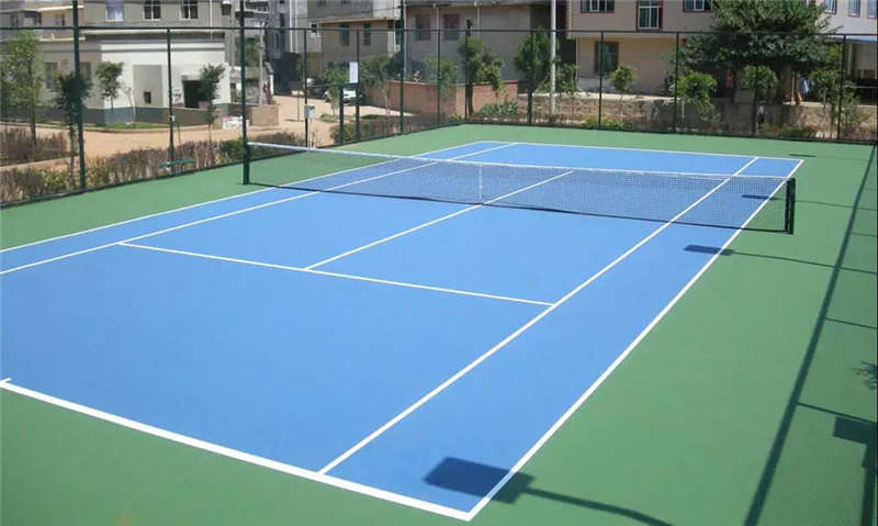 傾盆大雨來襲，丙烯酸球場地坪是如何從容面對？